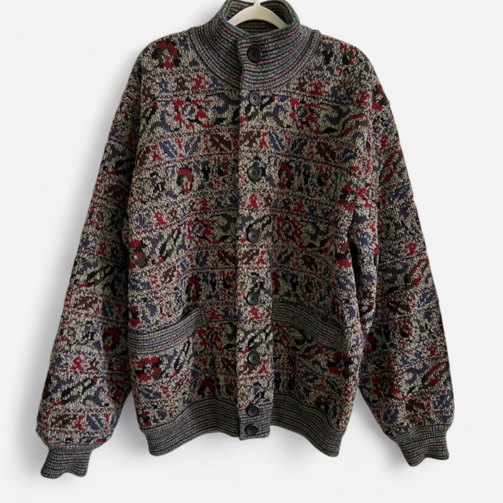 Missoni Designer Rare Italian Vintage 80s Reversible Jacket‎ Men's Size 50/XL